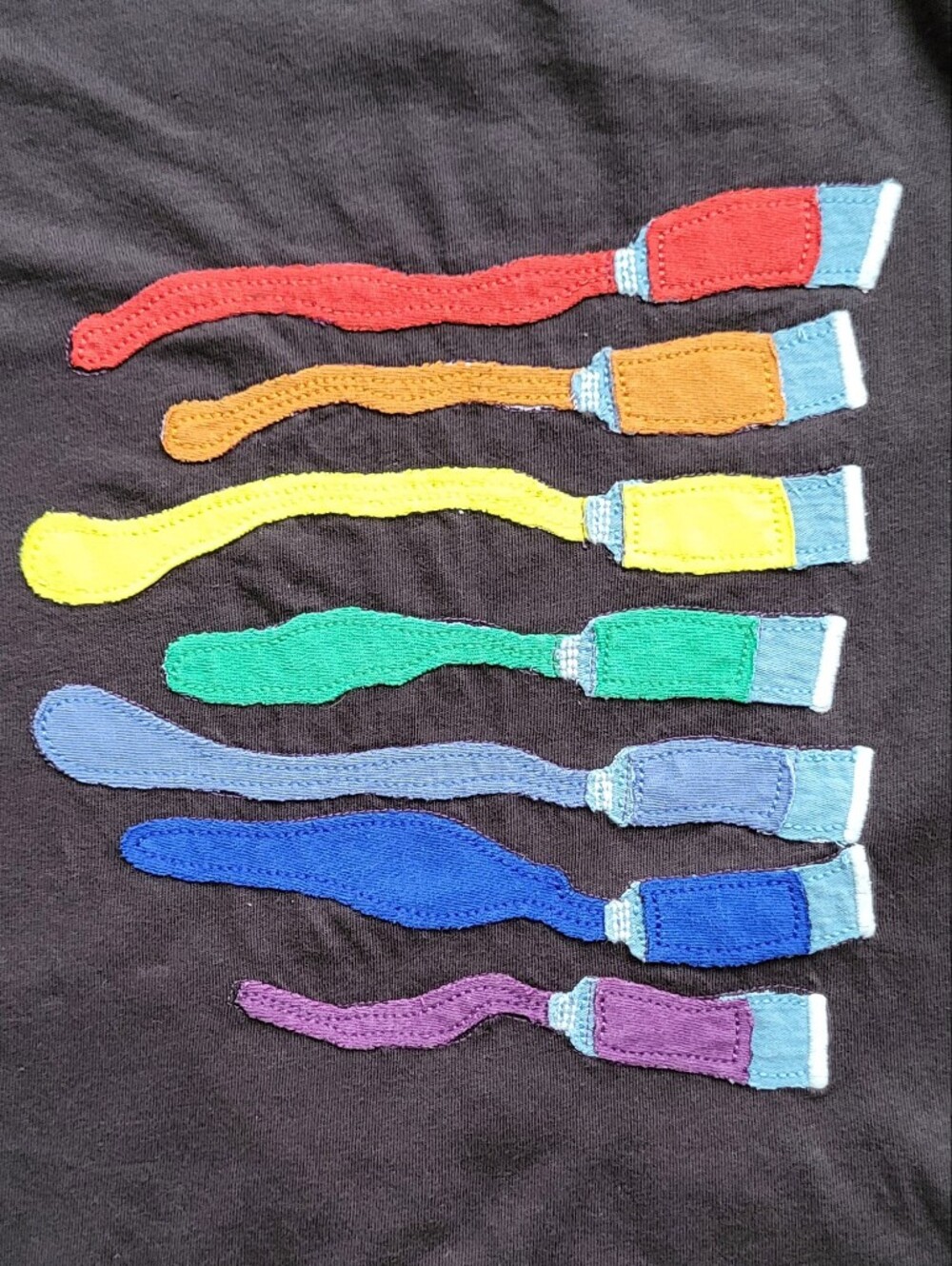 Mini Boden paintbrush Tee - Picture 8 of 8